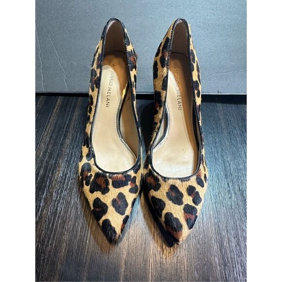 Antonio Melani cheetah print heels size 6.5 - Picture 1 of 13